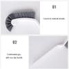 Toilet Brush Holder Toilet Brush and Holder Plastic Toilet Brush Holder Arc Shape Long Handle Soft Hair Toilet Cleaning Set Home Bathroom Toilet Brush and Holder Toilet Bowl Brush and Holder ( Color : view 3