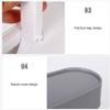 Toilet Brush Holder Toilet Brush and Holder Plastic Toilet Brush Holder Arc Shape Long Handle Soft Hair Toilet Cleaning Set Home Bathroom Toilet Brush and Holder Toilet Bowl Brush and Holder ( Color : view 4