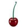NOVOCE Toilet Bowl Brush Creative Lovely Cherry Shape Lavatory Brush Toilet Brush & Holder Set Toilet Cleaning Brush view 1