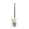NOVOCE Toilet Bowl Brush Brush for Toilet Seat Ceramic Toilet Brush Stainless Steel Rod WC Bathroom Cleaning Tool Brushes Holder Set Toilet Cleaning Brush view 1