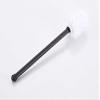 NOVOCE Toilet Bowl Brush Black Bronze Carved Surface Brass Bathroom Toilet Brush Holder with Ceramic Cup Toilet Cleaning Brush view 2