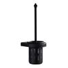 Toilet Brush Wall-Mounted Toilet Brush Long Handle Toilet Brush to Clean No Dead Ends Toilet Brush Bathroom Black Clean Toilet Brush Set Toilet Bowl Brush view 1