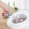 NOVOCE Toilet Bowl Brush Toilet Brush Set PP+scouring Sponge Compact Toilet Brush and Small Sink with Holder Brush Set Toilet Cleaning Brush view 2