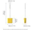 NOVOCE Toilet Bowl Brush Toilet Brush and HolderBendable Silicone Brush Head Toilet Bowl Brush for Deep CleaningQuick-Drying Toilet Scrub Brush Cleaning Utensils (Color : Yellow) view 2