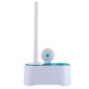 NOVOCE Toilet Bowl Brush Strong Sucker Wall Type Toilet Toilet Brush Set Bathroom Toilet Brush with Base Shelf Toilet Cleaning Brush view 1