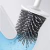 NOVOCE Toilet Brush Toilet Brushes, Household Hand Cleaning Tools, Toilet Brushes and Storage Shelves, Bathroom Long Handle Cleaning Brushes Toilet Bowl Brush (Color : Blue) view 3