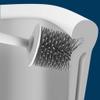 NOVOCE Toilet Brush Toilet Brushes, Household Hand Cleaning Tools, Toilet Brushes and Storage Shelves, Bathroom Long Handle Cleaning Brushes Toilet Bowl Brush (Color : Blue) view 4