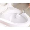 NOVOCE Toilet Brush Compact Self-contained Plastic Toilet Brush and Organizer Save Space Toilet Bowl Brush (Color : White) view 3