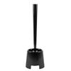 NOVOCE Toilet Bowl Brush Toilet Brush with Holder, Black Wipe Clean Bathroom Polypropylene Toilet Cleaning Brush view 3