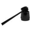 NOVOCE Toilet Bowl Brush Toilet Brush with Holder, Black Wipe Clean Bathroom Polypropylene Toilet Cleaning Brush view 4