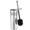 NOVOCE Toilet Bowl Brush Toilet Brush and Holder, 304 Bamboo Charcoal Stainless Steel Toilet Brush for Bathroom Storage and Organization - Space Saving Toilet Cleaning Brush view 1