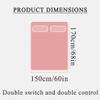 VNABO Fashion Warmth Electric Blanket Intelligent Over-Heat Protection Twin Size Heated Blanket 9 Heat Levels Electric Throw view 2