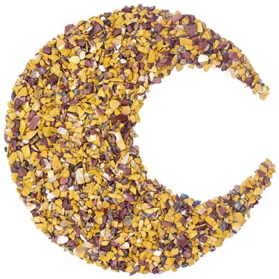 Crocon 1 LB Crushed Mookaite Jesper Chips Bulk Stones 2000+ Carats Natural Quartz Pieces Irregular Shape Gemstones House Warming Gifts New Home and Chakra Healing Crystals Home Dcor Gifts for Women