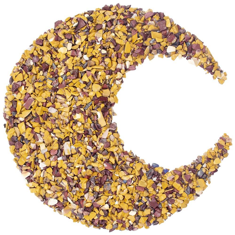 Crocon 1 LB Crushed Mookaite Jesper Chips Bulk Stones 2000+ Carats Natural Quartz Pieces Irregular Shape Gemstones House Warming Gifts New Home and Chakra Healing Crystals Home Dcor Gifts for Women