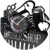 30 Cm Wall Clock Barber Shop Wall Clock Barber Tools Barber Vinyl Record Wall Clock Barber Gifts & The Barber view 2