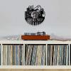 30 Cm Wall Clock Barber Shop Wall Clock Barber Tools Barber Vinyl Record Wall Clock Barber Gifts & The Barber view 4
