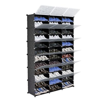 DDOY shoe organizer Sturdy shoe box Space-Saving sneaker storage Dust-proof sneaker storage Easy Assembly clear shoe box sneaker storage for sneakerheads