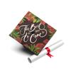 Once Upon A Time Graduation Cap Topper with Flowers, Grad Cap Decorations, Class of 2025 Grad Cap Topper, The best is yet to come view 1