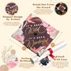 Once Upon A Time Graduation Cap Topper with Flowers, Grad Cap Decorations, Class of 2025 Grad Cap Topper, It's Been Wild It's Been Wonderful view 3