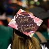 Once Upon A Time Graduation Cap Topper with Flowers, Grad Cap Decorations, Class of 2025 Grad Cap Topper, It's Been Wild It's Been Wonderful view 4