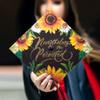 Once Upon A Time Graduation Cap Topper with Flowers, Grad Cap Decorations, Class of 2025 Grad Cap Topper, Nevertheless she persisted view 2