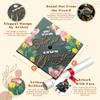 Once Upon A Time Graduation Cap Topper with Flowers, Grad Cap Decorations, Class of 2025 Grad Cap Topper, What feels like the end is often the beginning view 3