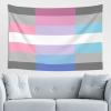 SwpWab Demigirl Demiboy Bigender Pride Flag Home Decoration Tapestries Placed In The Living Room Bedroom Keep Full Load view 1