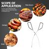 Household Grill Tong Multi-function Bbq Tongs for Camping and Outdoor Cooking Ergonomic Design High-grade for Grilling Meat Fish and Bread for Family Gatherings and Picnics view 3