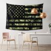 SwpWab Camouflage American USA Flag Home Decoration Tapestries Placed In The Living Room Bedroom Keep Full Load view 2