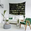 SwpWab Camouflage American USA Flag Home Decoration Tapestries Placed In The Living Room Bedroom Keep Full Load view 3