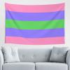 SwpWab Trigender Pride Flag LGBTQ Home Decoration Tapestries Placed In The Living Room Bedroom Keep Full Load view 1