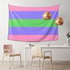 SwpWab Trigender Pride Flag LGBTQ Home Decoration Tapestries Placed In The Living Room Bedroom Keep Full Load view 2