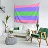 SwpWab Trigender Pride Flag LGBTQ Home Decoration Tapestries Placed In The Living Room Bedroom Keep Full Load view 3