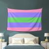 SwpWab Trigender Pride Flag LGBTQ Home Decoration Tapestries Placed In The Living Room Bedroom Keep Full Load view 4