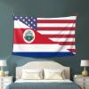 SwpWab Costa Rica American Flag Home Decoration Tapestries Placed In The Living Room Bedroom Keep Full Load view 3