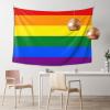 SwpWab Traditional Gay Pride Flag LGBTQ Home Decoration Tapestries Placed In The Living Room Bedroom Keep Full Load view 2