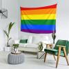 SwpWab Traditional Gay Pride Flag LGBTQ Home Decoration Tapestries Placed In The Living Room Bedroom Keep Full Load view 3