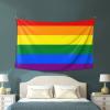 SwpWab Traditional Gay Pride Flag LGBTQ Home Decoration Tapestries Placed In The Living Room Bedroom Keep Full Load view 4