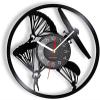 Decorative Clocks 30 Cm Caving Parachuting Vinyl Record Wall Clock Adventure Sport Art Paragliding Home Decor Hang Glider Clocks view 1