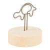Kadimendium Name Card Holder, Simple Cute Turtle Shape Antique Table Number Holder Log Base for Dining Table for Christmas Party for Festival view 2