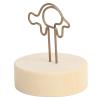 Kadimendium Name Card Holder, Simple Cute Turtle Shape Antique Table Number Holder Log Base for Dining Table for Christmas Party for Festival view 3