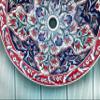 Ceramic Bathroom Sink, Countertop Basin, Hand Painted Basin, Handmade Pottery Sink, Gold paint, Mediterranean Decorative Snowflake Sink (Diameter: 51 Cm - 20) view 4