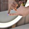 BNNP Dressing Table Makeup Table Vanity Table Set with Adjustable Mirror and Cushioned Stool Wood Makeup Dressing Table Bathroom31.5''L x 15.7''W x 53.5''H Makeup Table Vanity Table view 4