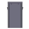 10 Tiers Shoe Rack with Dustproof Cover Closet Shoe Storage Cabinet Organizer Gray view 4