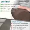 Roytub Couch Arm Covers, Sofa Arm Covers, Stretch Armrest Cover for Sofas, Armchair, Loveseat, Recliner, Sofa armrest Cover, Arm Chair Covers Set of 2 (Medium, Chocolate) view 2