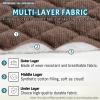 Roytub Couch Arm Covers, Sofa Arm Covers, Stretch Armrest Cover for Sofas, Armchair, Loveseat, Recliner, Sofa armrest Cover, Arm Chair Covers Set of 2 (Medium, Chocolate) view 4