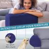 Roytub Couch Arm Covers, Sofa Arm Covers, Stretch Armrest Cover for Sofas, Armchair, Loveseat, Recliner, Sofa armrest Cover, Protect and Decorate Your Sofas, Arm Chair Covers Set of 2(Medium, Navy) view 3
