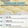 Roytub Couch Arm Covers, Sofa Arm Covers, Stretch Armrest Cover for Sofas, Armchair, Loveseat, Recliner, Sofa armrest Cover, Arm Chair Covers Set of 2(Medium, Light Yellow) view 4