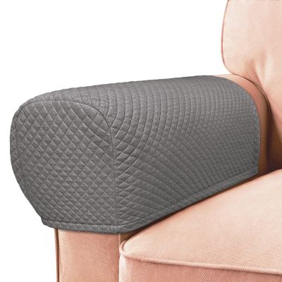 Roytub Stretch Couch Arm Covers, Breathable Armrest Covers for Sofas and Chairs Arm Cover Keep Your Home Clean, Sofa Arm Cover can Decorate and Protect Your Sofa(2 PCS, Grey)