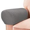 Roytub Stretch Couch Arm Covers, Breathable Armrest Covers for Sofas and Chairs Arm Cover Keep Your Home Clean, Sofa Arm Cover can Decorate and Protect Your Sofa(2 PCS, Grey) view 1